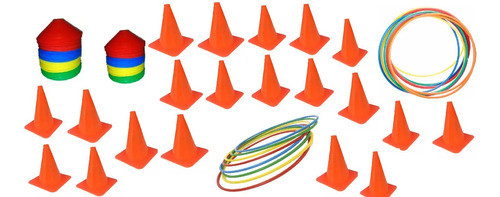 Kit Con 100 Tortugas,20 Conos 17 Cm Y 20 Aros!! 0