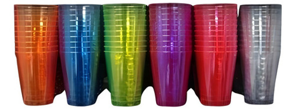 300 Copos Acrílico 200ml Descartável Consulte Cores* 0