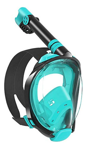 Wstoo Máscara De Snorkel De Oxígeno Completo 180 Panorámica 0