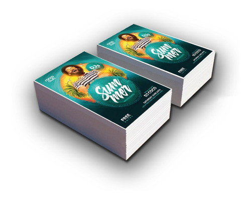 1000 Volantes Folletos 20x30cm Full Color Doble Faz 115gr. 0