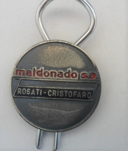 Llavero Agencia Fiat Maldonado 600 Insignia Antiguo 800 1100 0