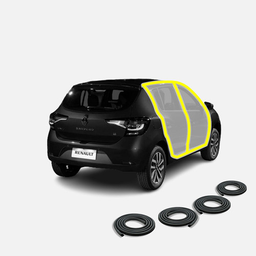 Burletes De Puertas Delanteras Y Traseras Sandero 0