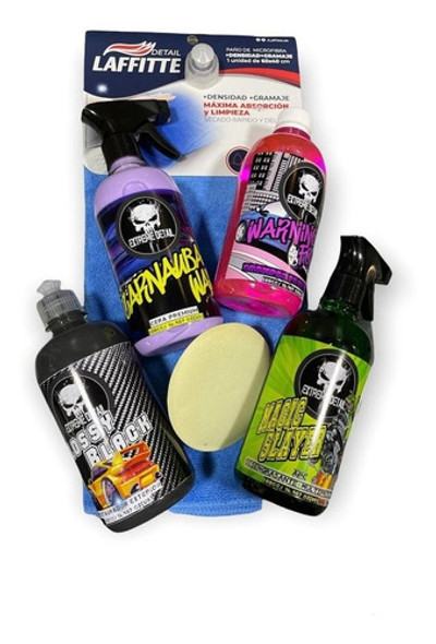 Kit Lavado Auto / Moto Premium Extreme Detail/ Laffitte 2 0