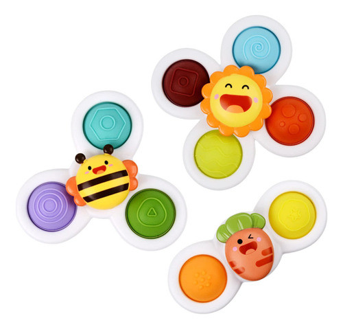 Brinquedo Swivel Suction Baby Fidget - Entretenha Bebês Em 0