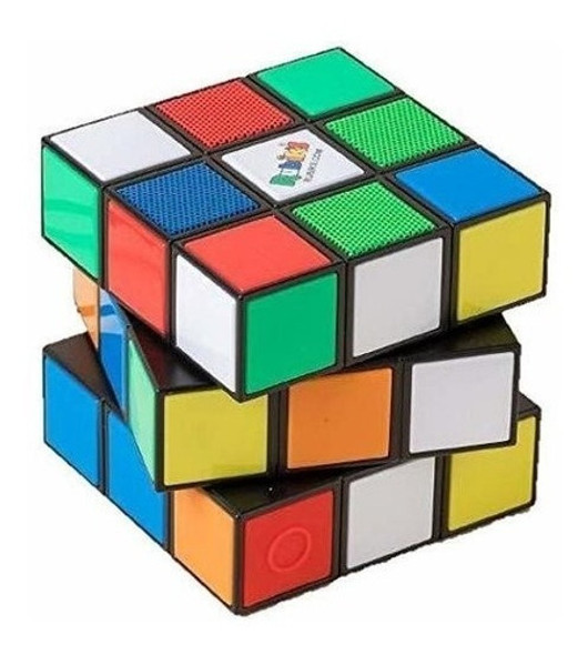 Rubik Altavoz Con Bluetooth Retro Intermitente Giratorio 0