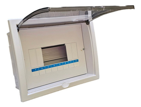 Caja Para Termica 8 Bocas Tablero Embutir (4 Bipolares) 1