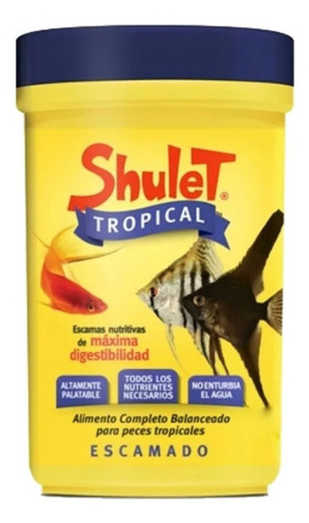 Shulet Tropical 40g Alimento Peces Escamas Pet & Fish 0