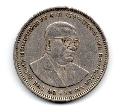 Mauricio Moneda 1 Rupia Año 1991 Km#55 1