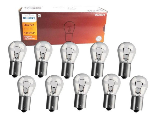 Lampada Comum 24v Caminhao 1 Polo 15w Philips Cx. 10 Unidade 0