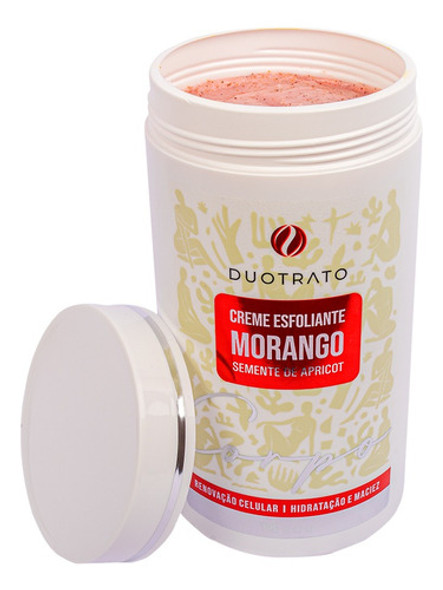 Esfoliante Corporal De Morango Duotrato 1kg Maciez 0