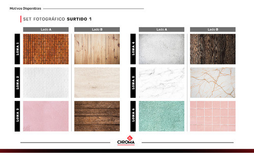 Fondos Para Fotografia Flexibles Por Set De 6 Motivos 1