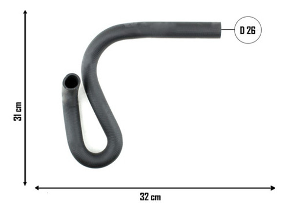 Manguera Radiador Inferior Para Mercedes Benz Camion Mb 1