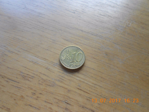 Euro Alemania Moneda De 10 Centavos Año 2002 1