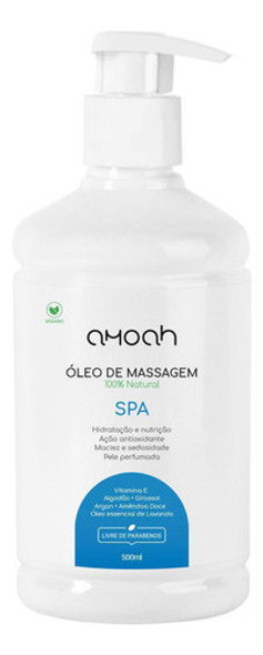 Óleo Argan, Girassol, Algodão E Amêndoa Doce 500 Ml Amoah 0