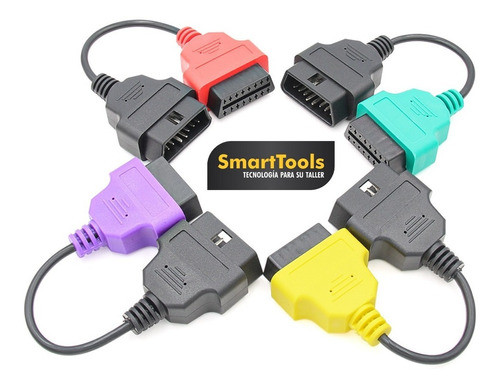 Adaptadores Kit Multiscan 4 Cables Colores Elm327 Vag Kkl 1