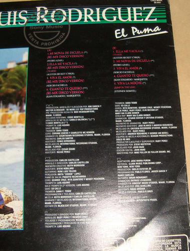 Jose Luis Rodriguez Cuanto Te Quiero Lp Argent Promo Kktus 1