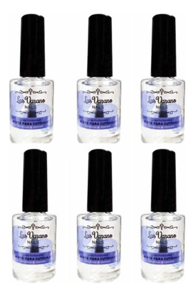 Kit Aceite Para Cuticulas 11ml Las Varano 11 Ml X 6 Unidades 0
