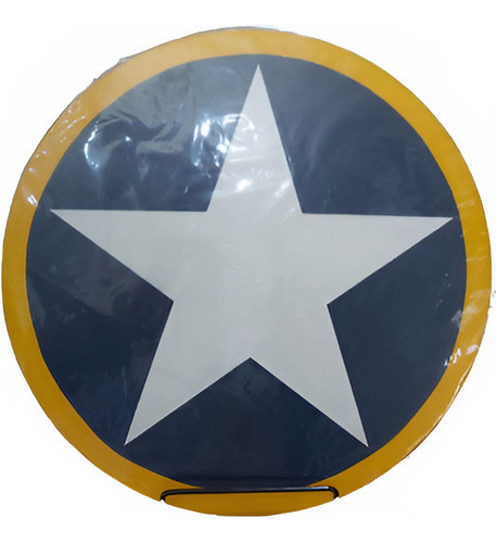 Brasão Estrela Militar Segunda Guerra Mundial 35cm Mdf 1