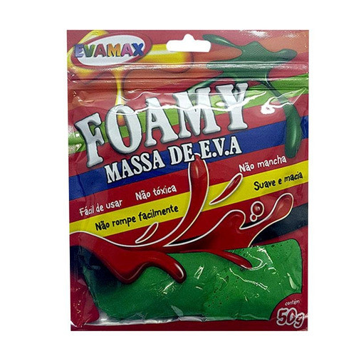 Massa De Eva - Foamy Color Verde Escuro - Evamax 0