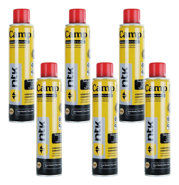 Kit 6 Desengripante Multiuso Camping Casa Ntk 180g 0