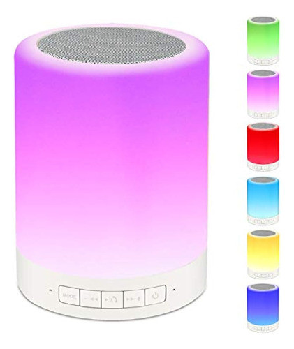 Night Light Bluetooth Speaker Wireless - Ragzan Lámpara De M 0