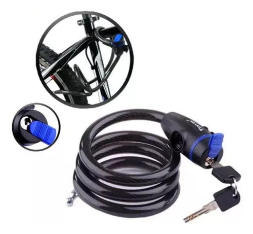 Trava De Cabo Flexível Para Carro/moto 0