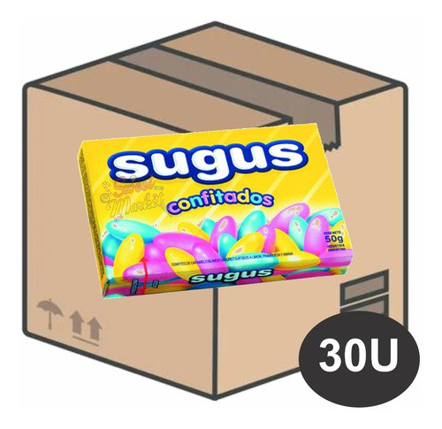 Caramelo Sugus Confitado 50g X 30 Cajitas -  Sweet Market 0