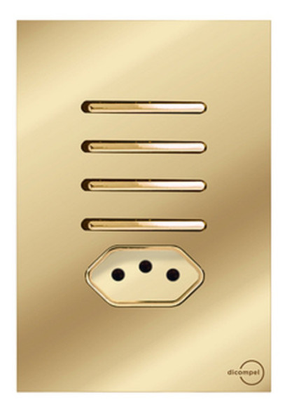 3 Simples + 1 Cego C/ 1 Tom 20a Glass Dourada C/ Gold Novara 0 3 Simples + 1 Cego C/ 1 Tom 20a Glass Dourada C/ Gold Novara 0