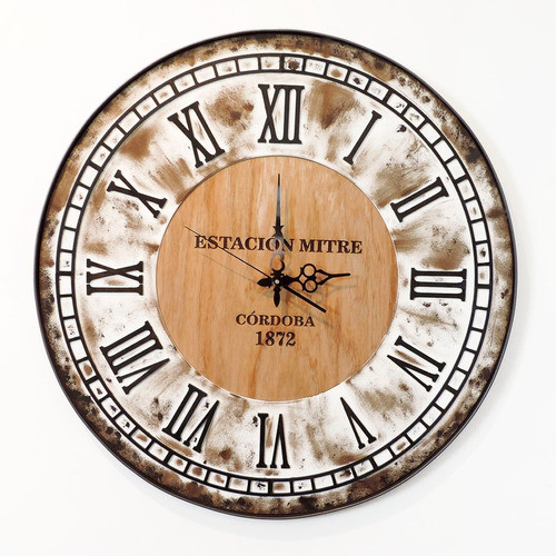 Reloj Pared 80 Cm Liverpool Aro Hierro, Somos Fabricantes 0