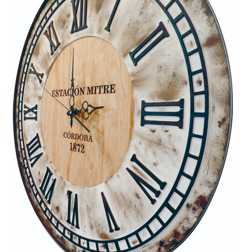 Reloj Pared 80 Cm Liverpool Aro Hierro, Somos Fabricantes 1