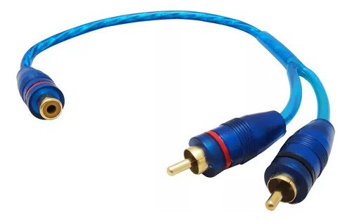 Kit 4 Cables Rca Derivador Y 1 Hembra 2 Macho Potencias 30cm 1