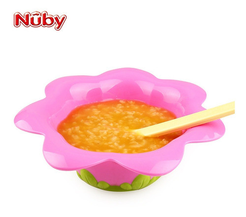 Bowls Nuby Flor Para Alimentacion Bebés A Partir De 18 Meses 1