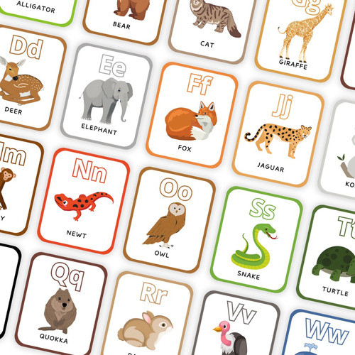 Alfabeto Animal En Ingles Para Imprimir 1