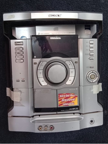 Frente Con Plaqueta Para Audio Sony Hcd-rg220 Sin Roturas 0