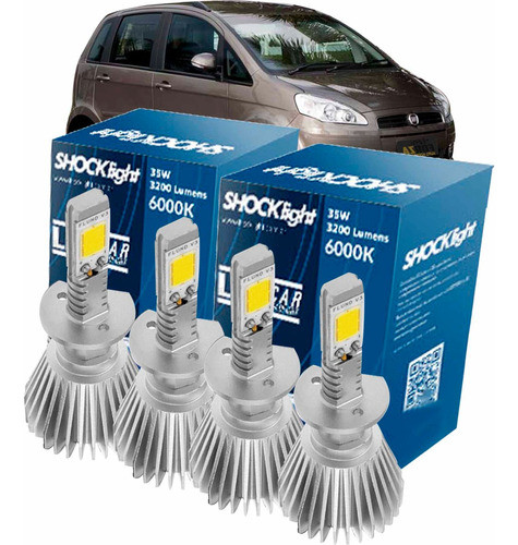 Lâmpadas Idea 2005 2006 2007 A 2016 Led 2d Alto E Auxiliar 0