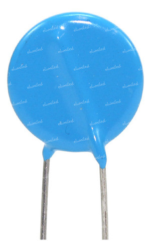 5 Varistores Vdr Oxido Metálico 20mm 510vac (20n821k) 0