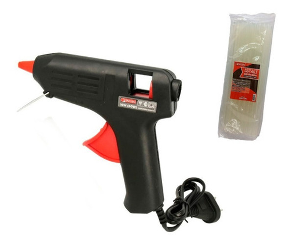 Kit Pistola Calor Aplicadora 10w Silicona Pegamento 7mm 0