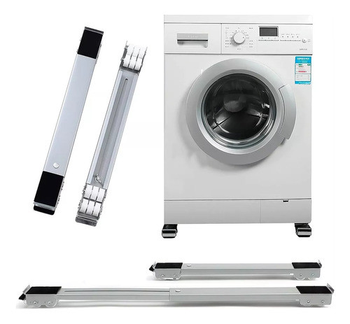 Soporte Base Con Ruedas Metálica Mover Electrodomésticos 0