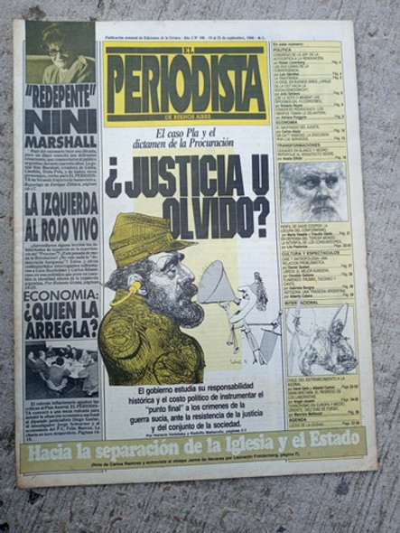 Diario Periodista De Bs As / N.106 / Año 1986 / Ed.la Urraca 0