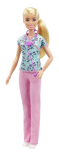 Barbie Enfermera Cuidado Medico Pediatra Con Accesorios 1