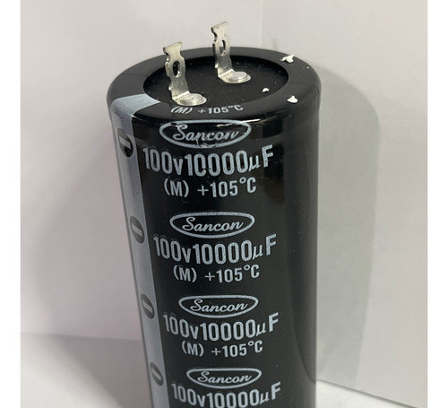 Capacitor Electr. Blindado 10000mf X 100v  Terminal Pala 0