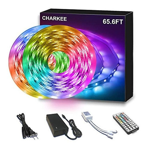 Tiras De Luces Led, Luces Charkee Para Dormitorio De 65,6 Pi 0