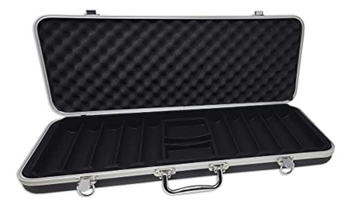 Da Vinci Black Abs Poker Chip Case With 500 Chips 0