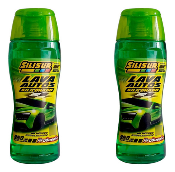 Liquido Lava Autos Siliconado Manzana Silisur 350 Cc X2 Un. 0