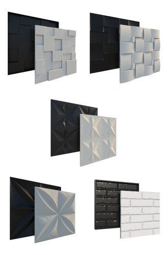 Kit 5 Placas Gesseira P/ Artesãos Moldes De Fácil Aplicação 0