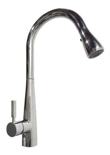 Monocomando Mesada Mozart 7179 Cromo Con Duchador Premium 1