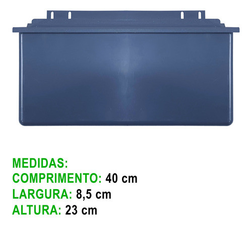 Bolsa Lateral Porta Caminhão Mb 709 1618 2318 1935 Cinza Par 1