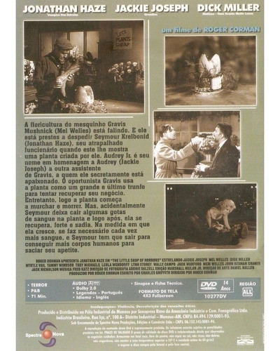 Dvd A Pequena Loja Dos Horrores - Especial - Orig. & Lacrado 1