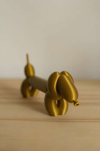 Perro Globo Salchicha - Impreso En 3d 1