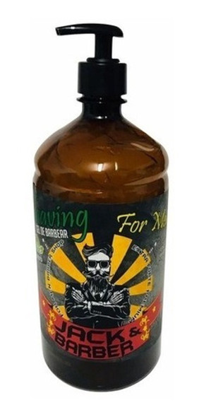01 Shaving Gel De Barbear Jack & Barber Profissional 1kg 0